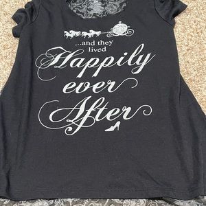 Disney Cinderella tshirt size small happily ever after